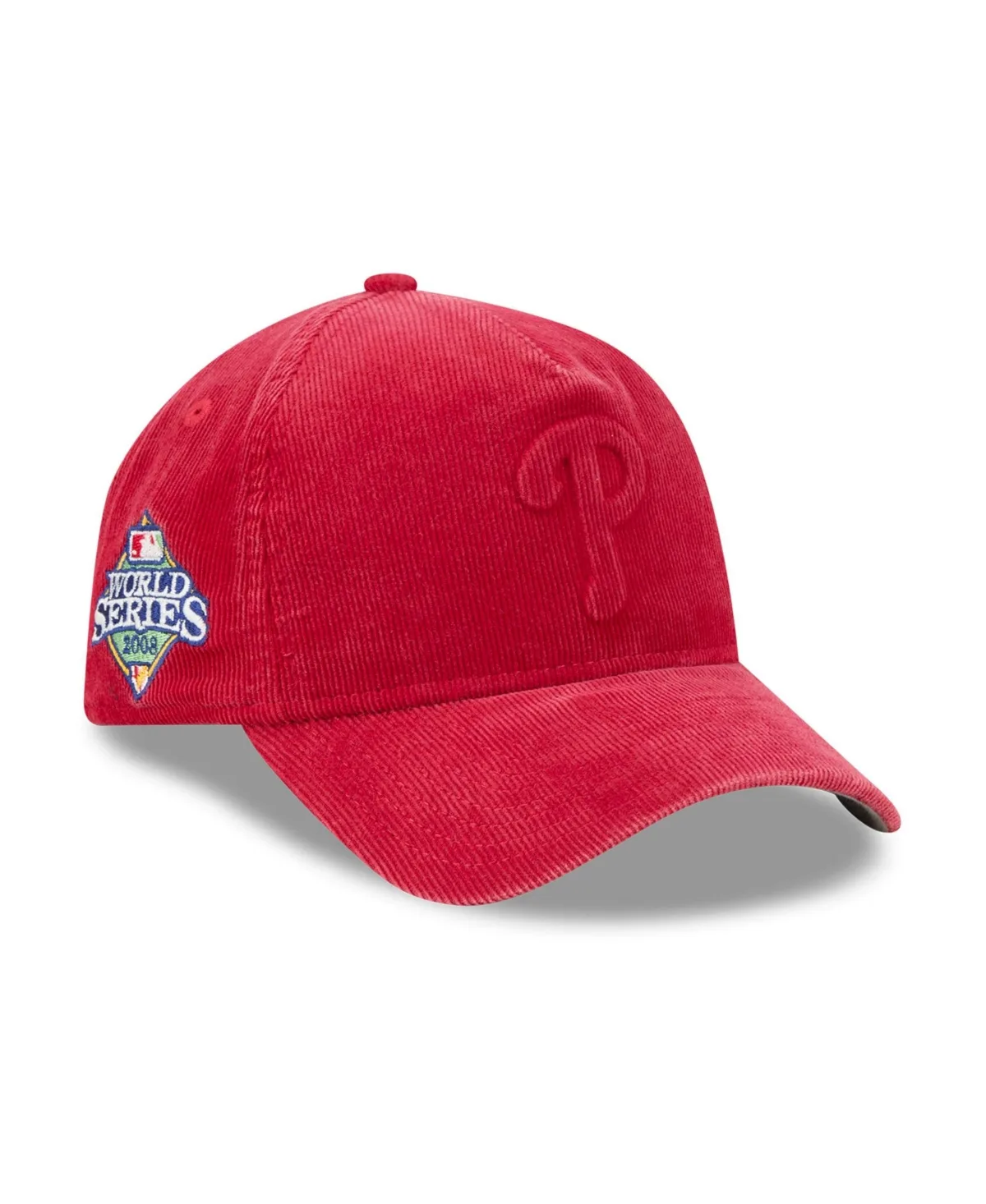 Philadelphia Phillies 2008 World Series Side Patch Tonal Corduroy 9FORTY A-Frame Adjustable Hat by New Era