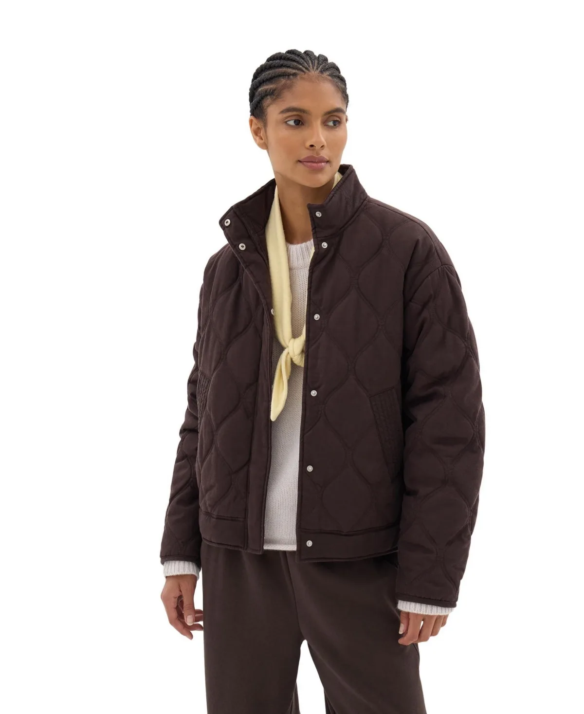 Viv Oversized Quilted Jacket by Hush