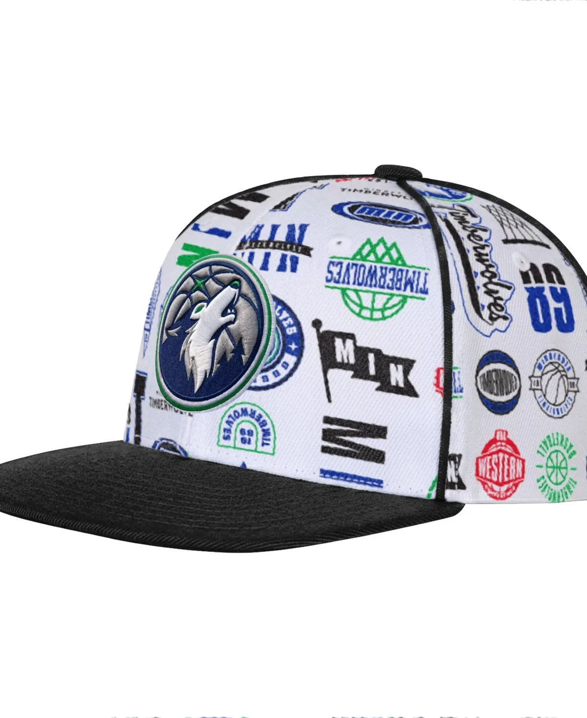 Minnesota Timberwolves Piped Up Snapback Hat by Outerstuff