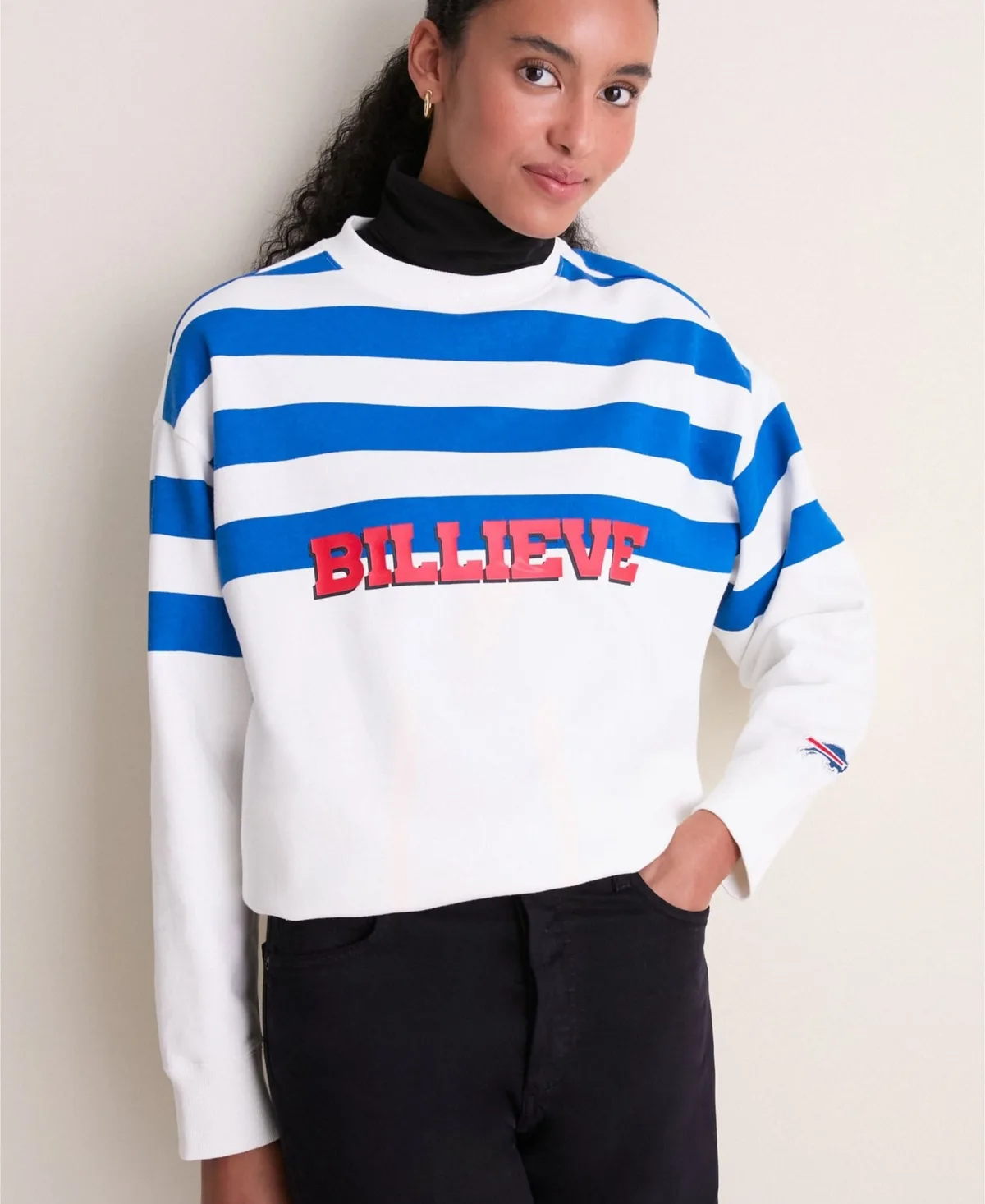 Buffalo Bills Stripe Sweatshirt by Tuckernuck