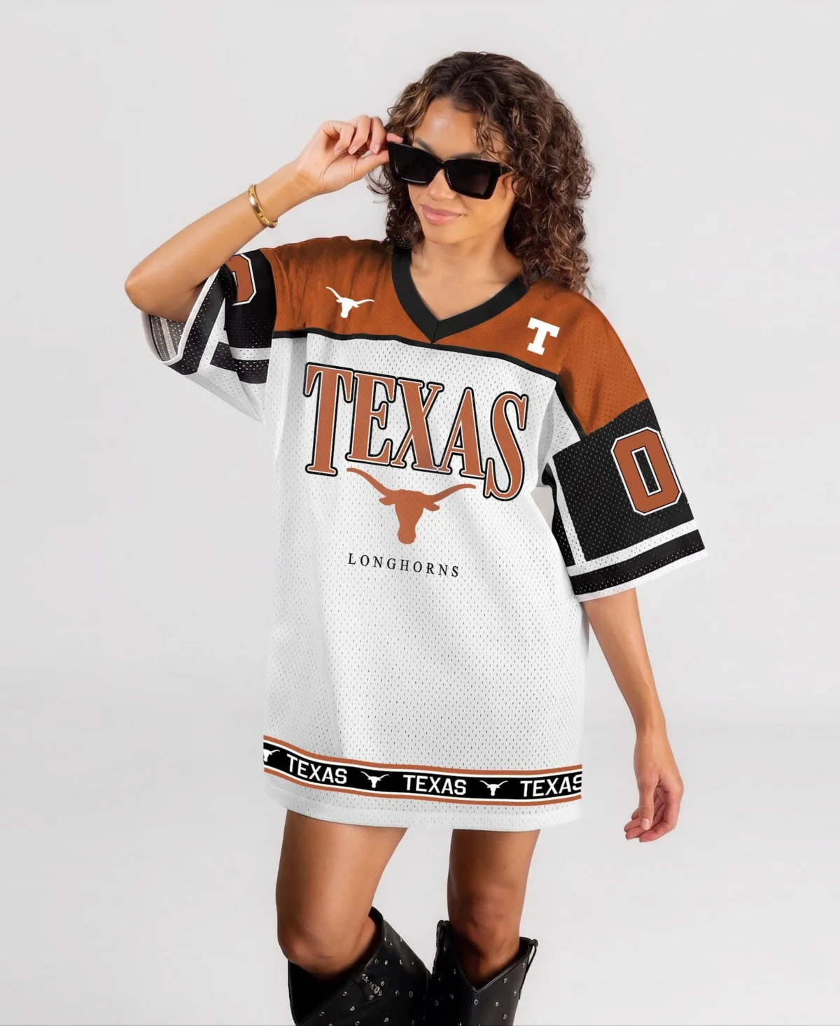 Texas Longhorns Hustle Mode Jersey Dress by Gameday Couture