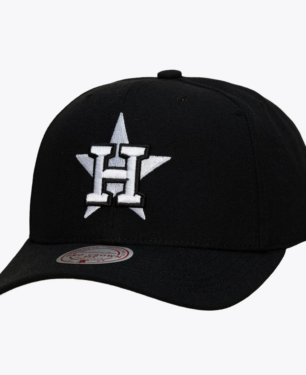 Houston Astros Pro Crown Snapback Hat by Mitchell & Ness