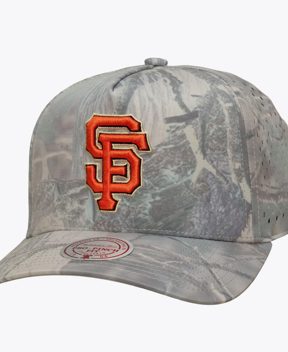 San Francisco Giants Perfect Pro Pinch Adjustable Hat by Mitchell & Ness