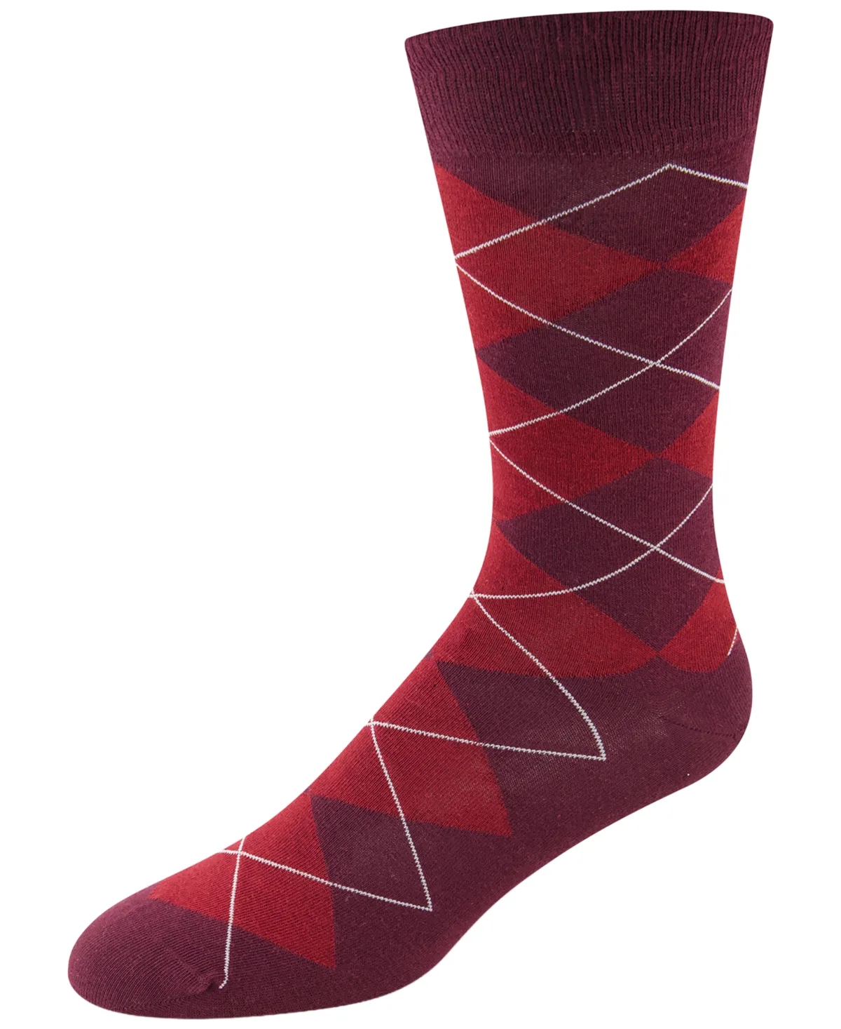 Classic Argyle Textured Crew Socks by COLE HAAN