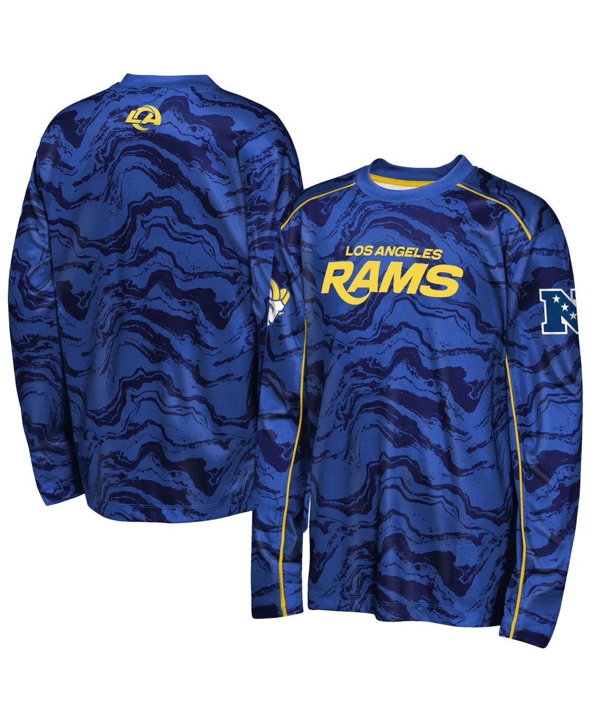 Los Angeles Rams Tailgate Performance Long-Sleeves T-Shirt by Outerstuff