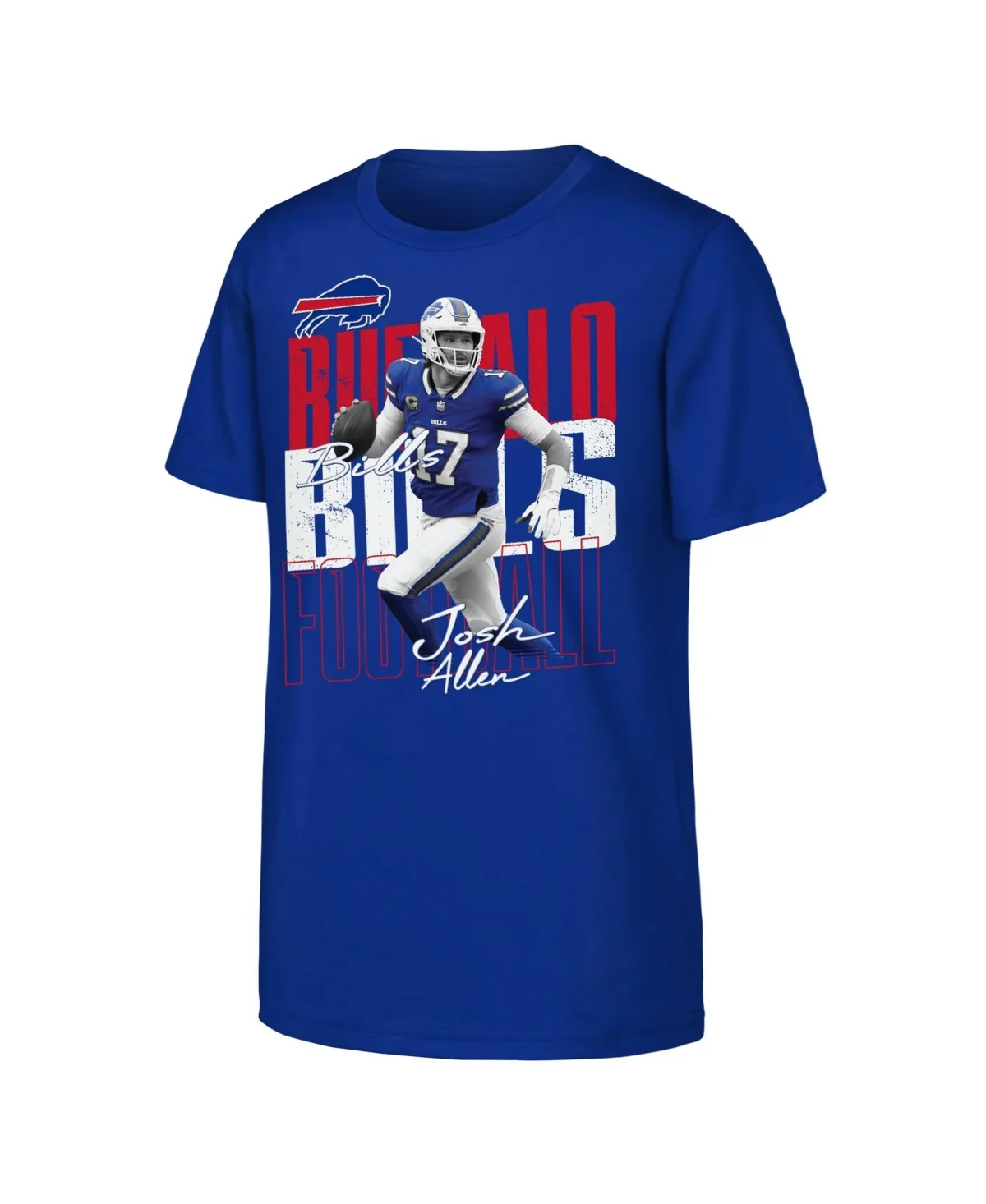 Josh Allen Buffalo Bills Legendary Player Card T-Shirt by Outerstuff