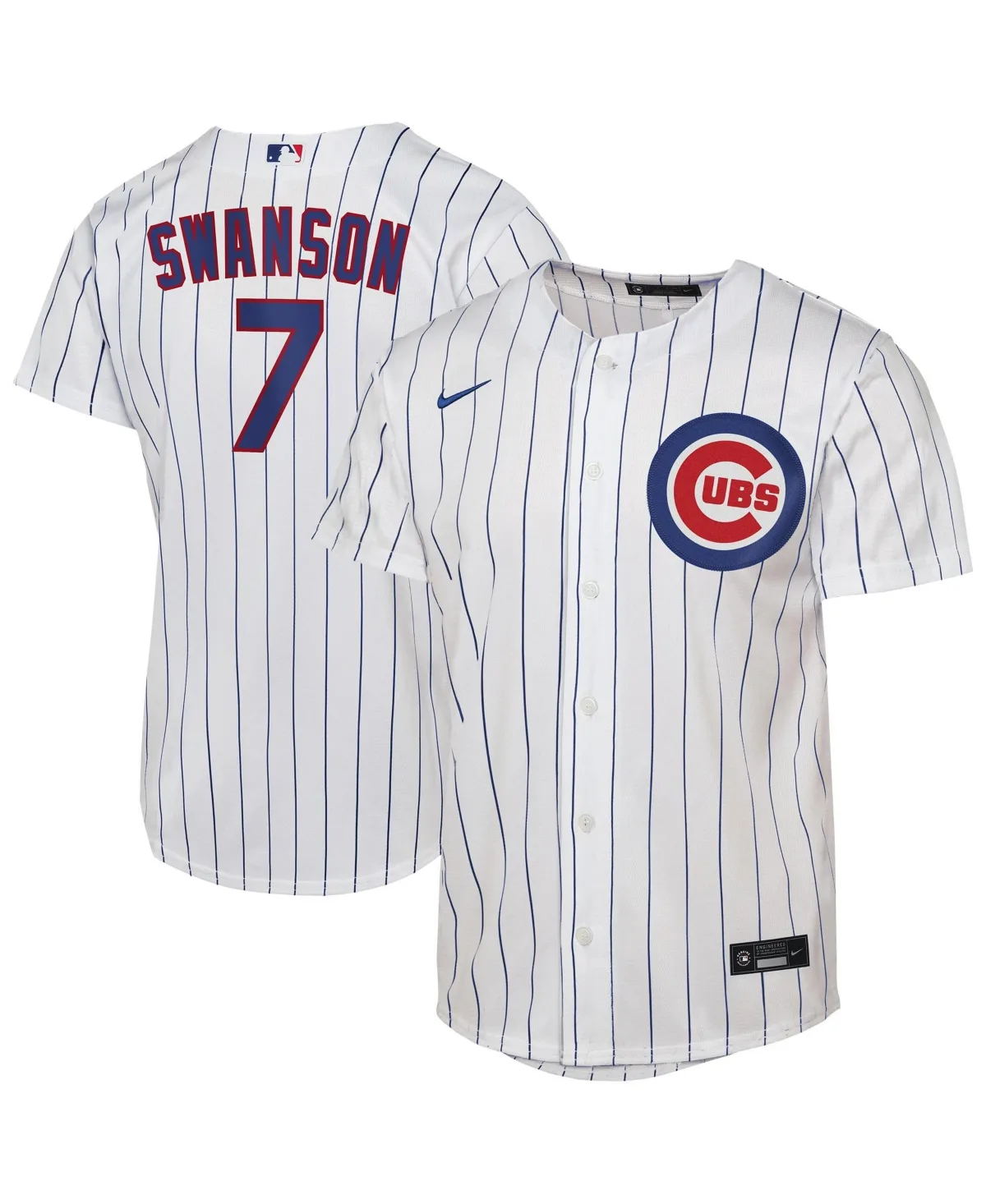 Dansby Swanson Chicago Cubs Home Replica Jersey by Nike