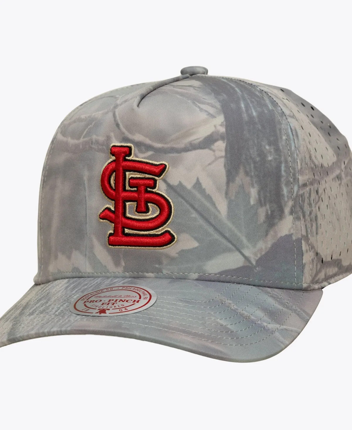 St. Louis Cardinals Perfect Pro Pinch Adjustable Hat by Mitchell & Ness