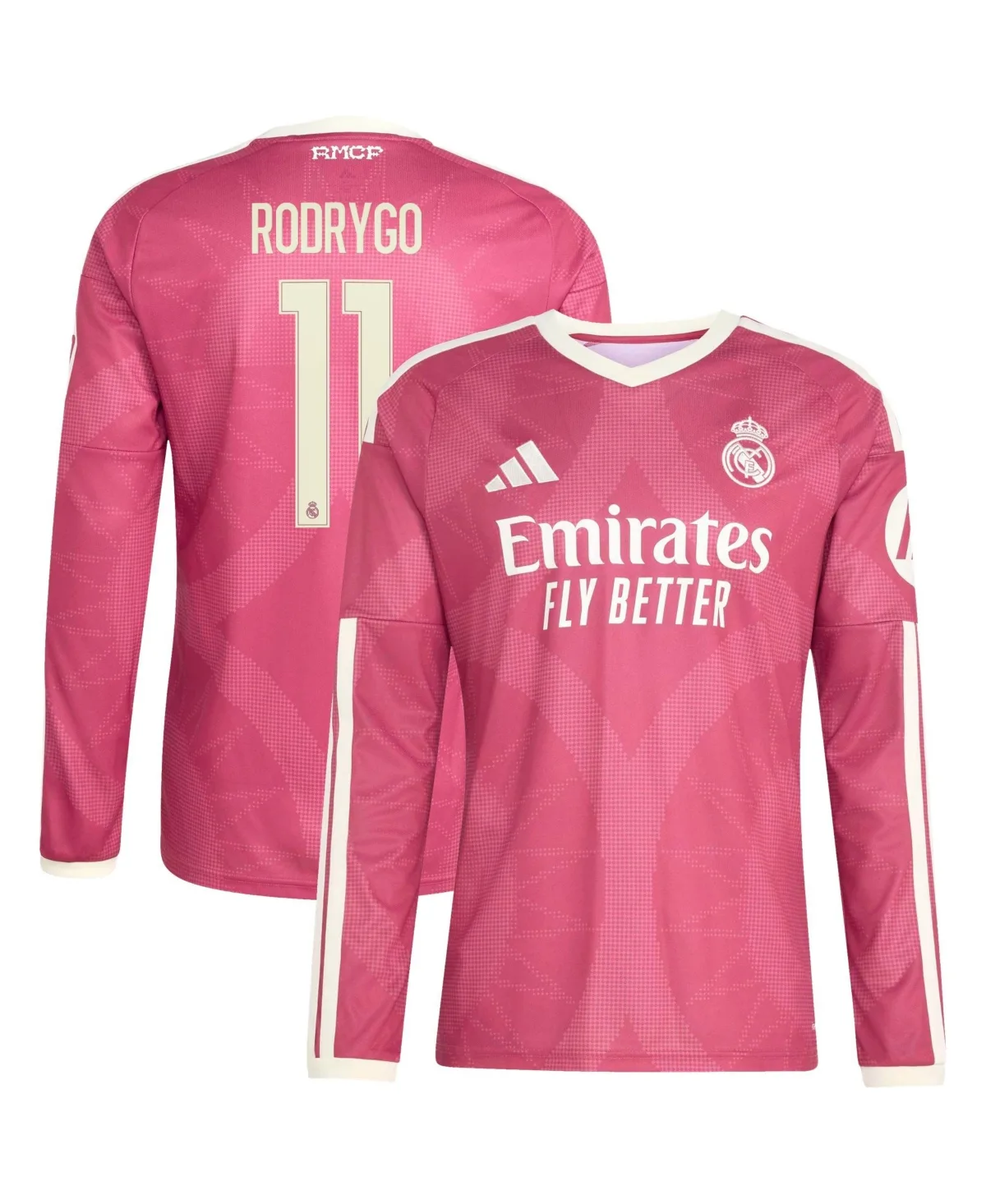 Rodrygo Real Madrid 2026/27 Third Replica Long Sleeve Jersey by adidas