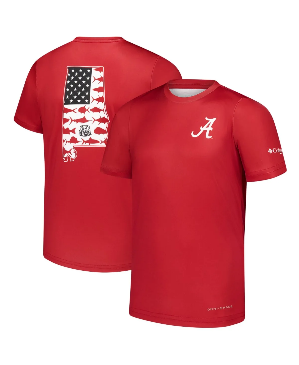 Alabama Crimson Tide Terminal Tackle Omni-Shade T-Shirt by Columbia