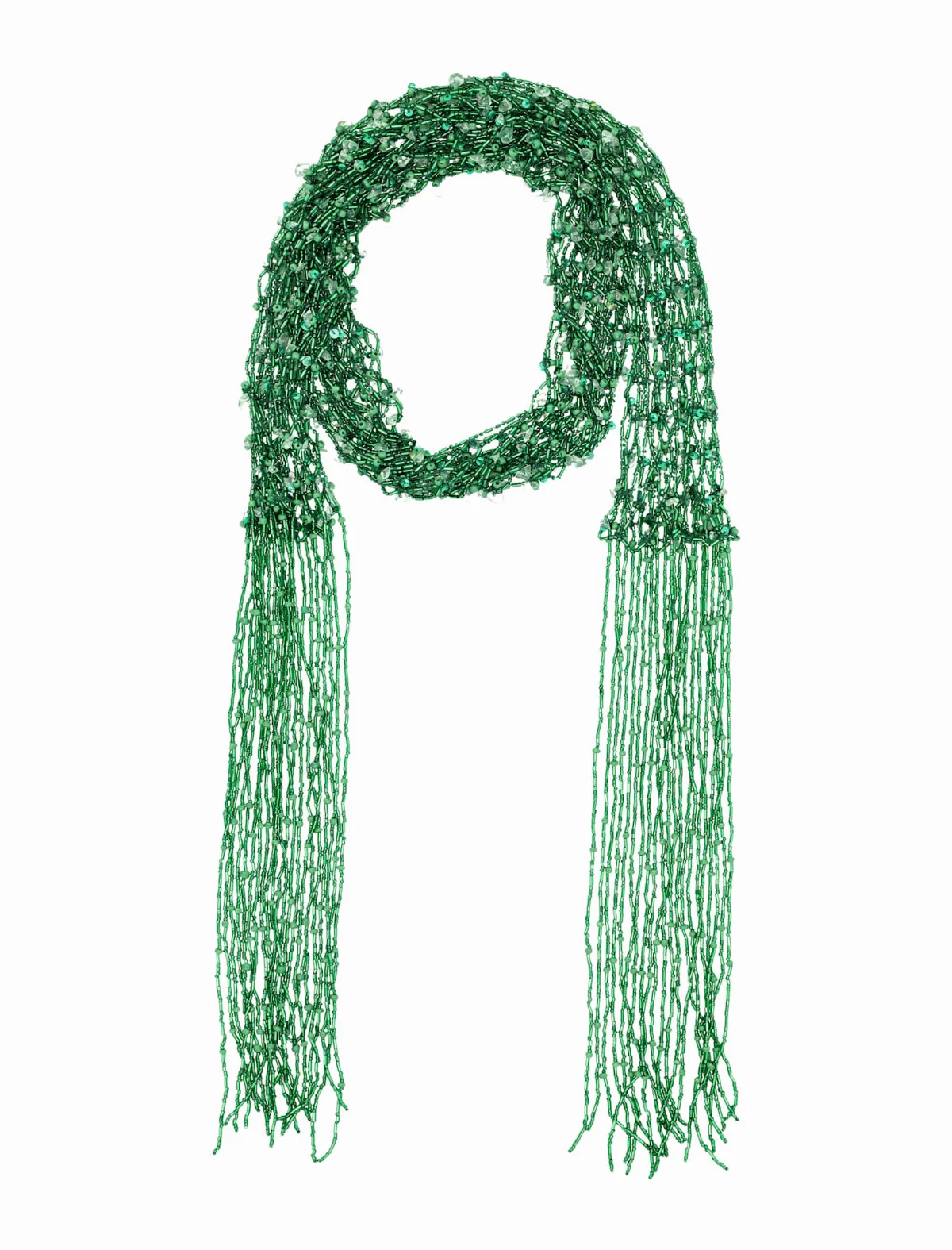 Embroidered Scarf Necklace