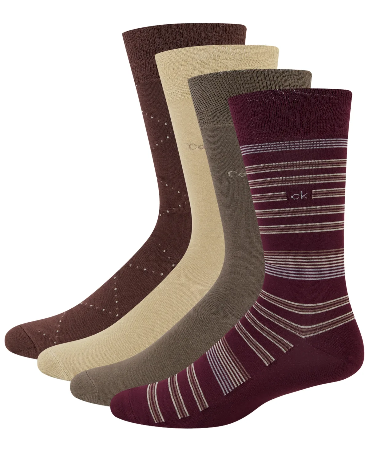 4-Pack Crew Dress Socks by Calvin Klein