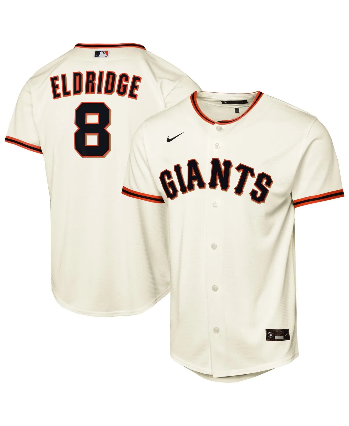 Bryce Eldridge San Francisco Giants Home Replica Jersey by Nike