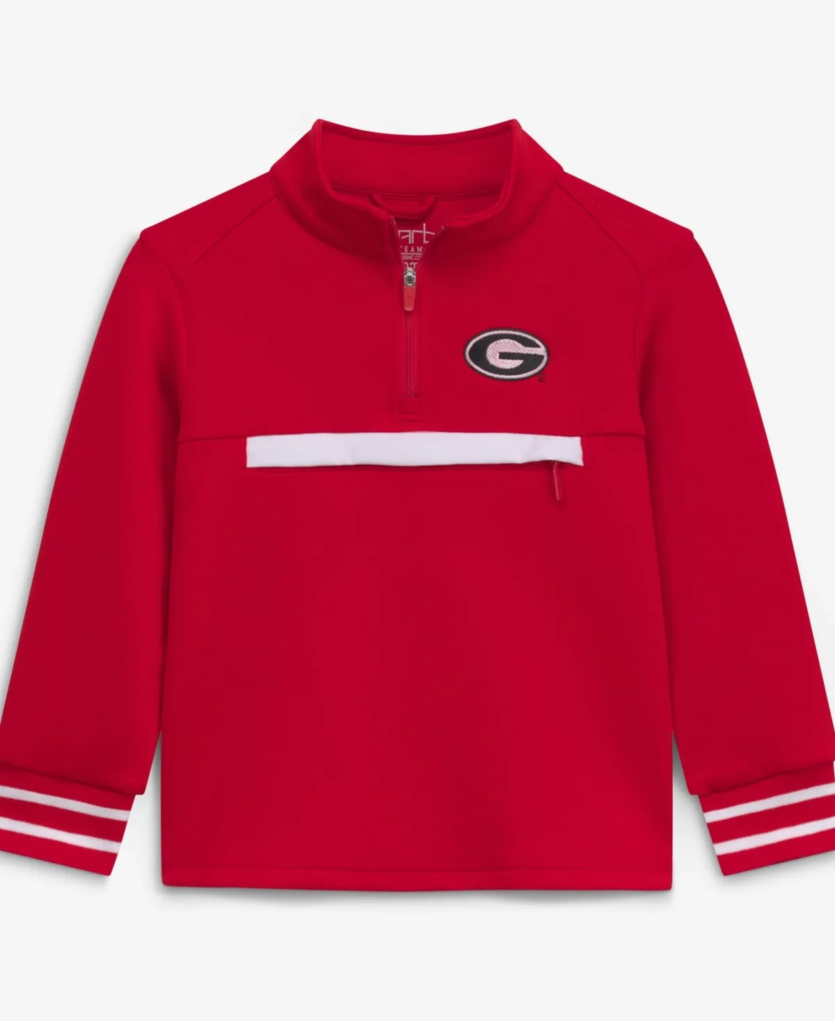 Georgia Bulldogs Atlas Quarter-Zip Tri-Blend Pullover by Garb