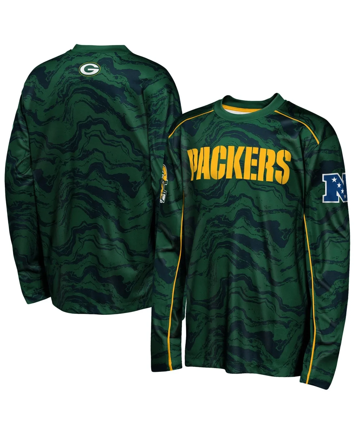 Bay Packers Tailgate Performance Long-Sleeves T-Shirt by Outerstuff