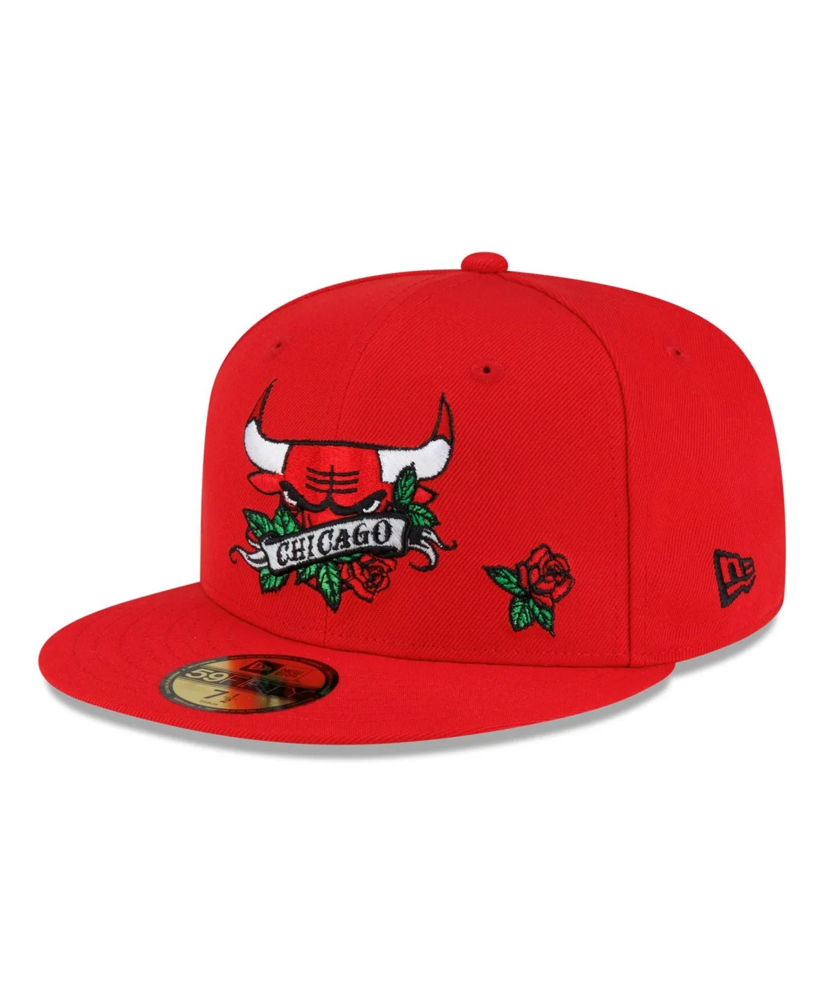 Chicago Bulls Rose Banner 59FIFTY Fitted Hat by New Era