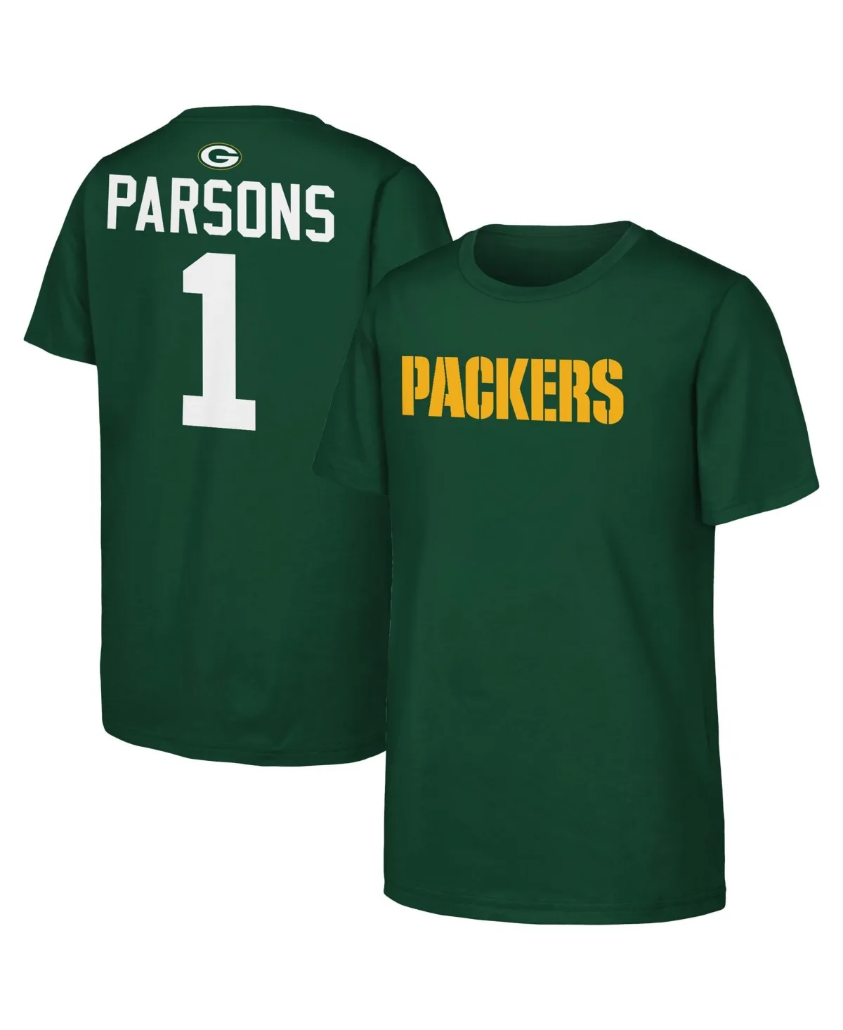 Micah Parsons Green Bay Packers Name & Number T-Shirt by Outerstuff