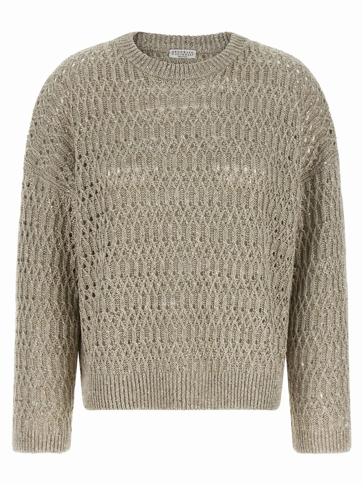 Dazzling Braids Sweater by BRUNELLO CUCINELLI