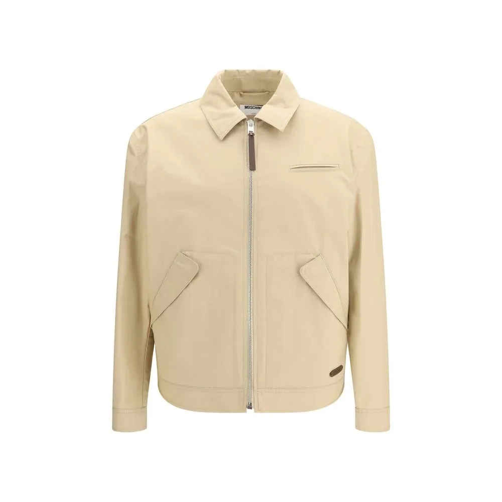 Cotton Zip Jacket by Moschino