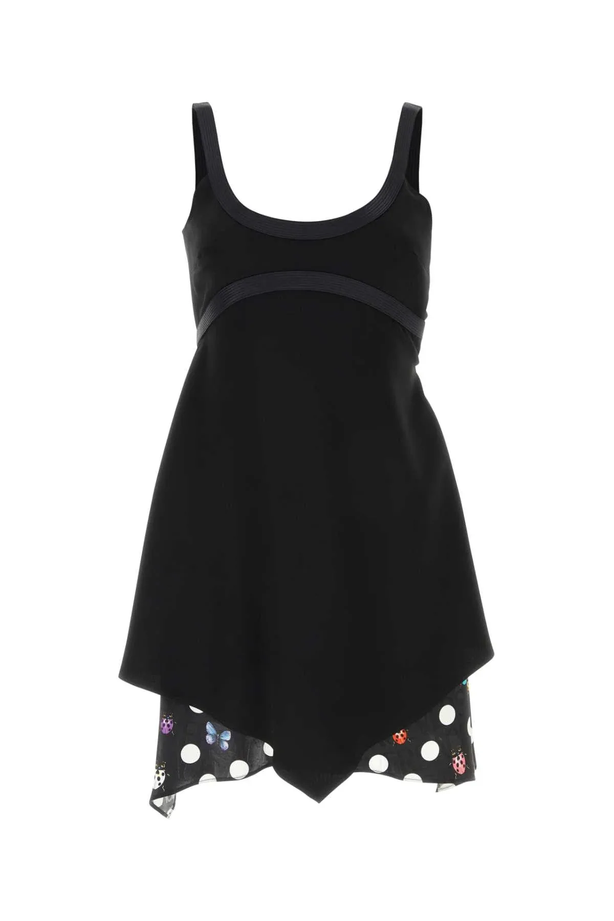 Asymmetric Handkerchief-Hem Dress by Versace