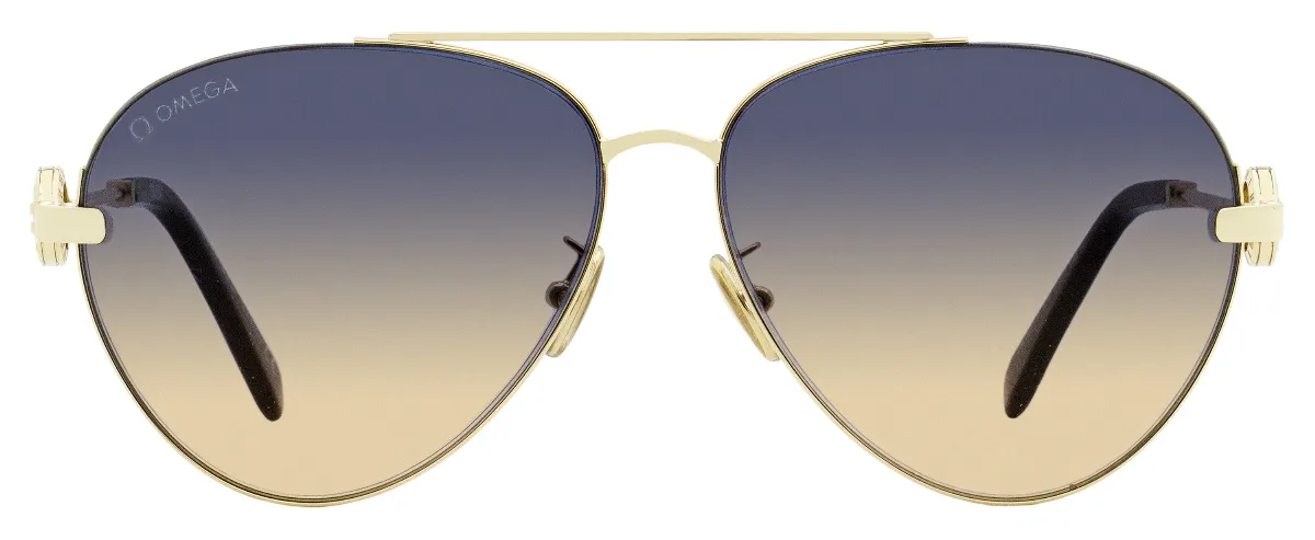 OM0031H Pilot Double Bridge Sunglasses by Omega