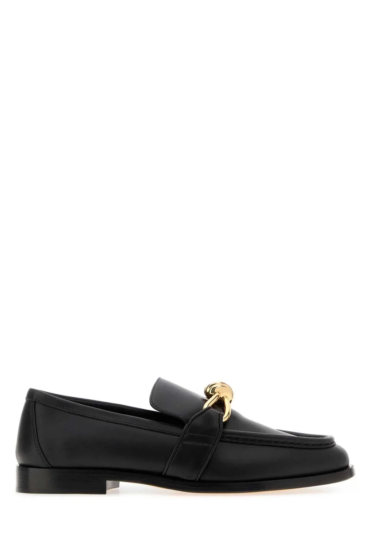 Gold-Chain-Link Loafer by Bottega Veneta