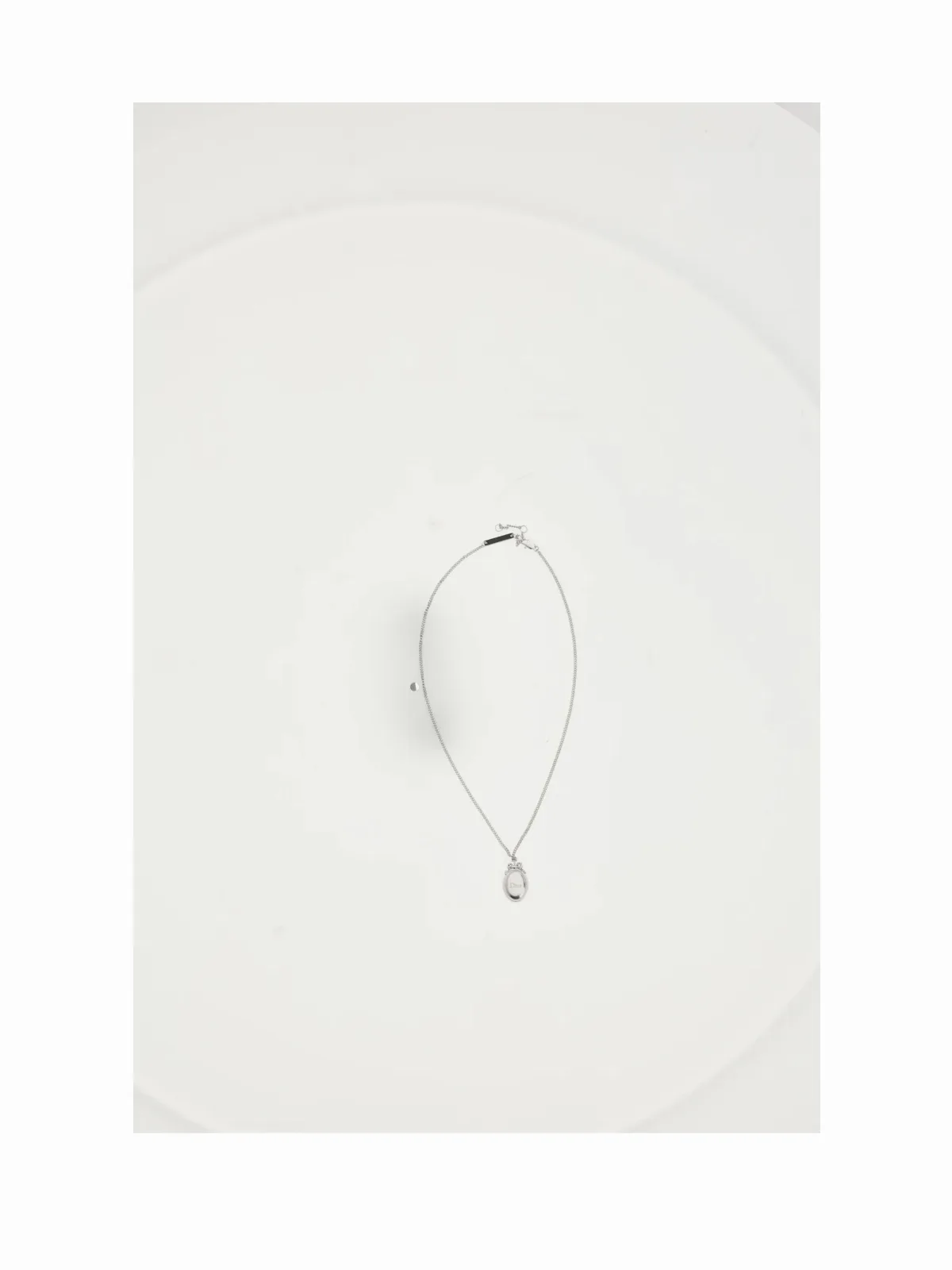 Polished Brass Medallion Necklace by Dior
