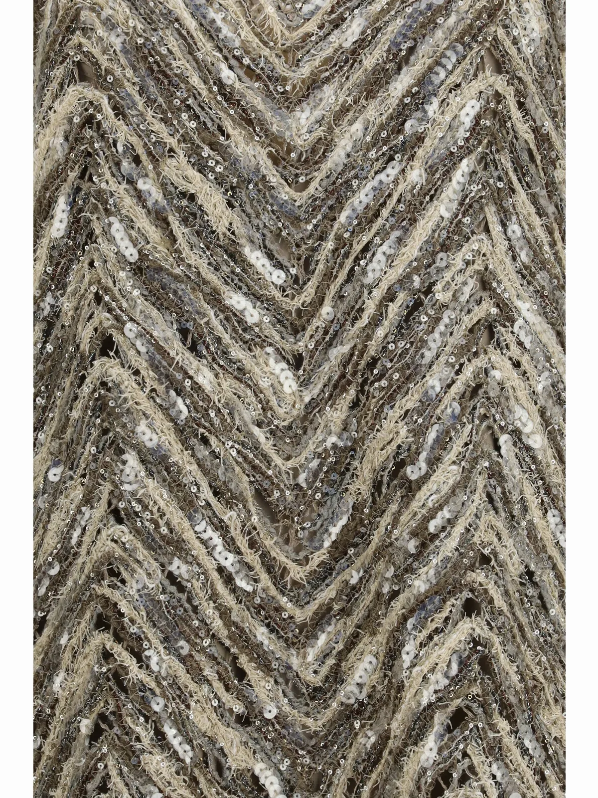 Sequin Herringbone Dress by BRUNELLO CUCINELLI