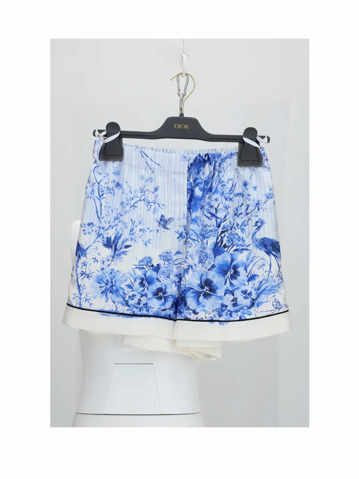 Floral Silk Shorts by Dior