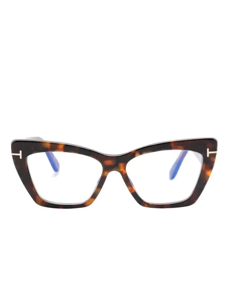 FT6026B Tortoiseshell Cat-Eye Eyeglasses by Tom Ford Eyewear