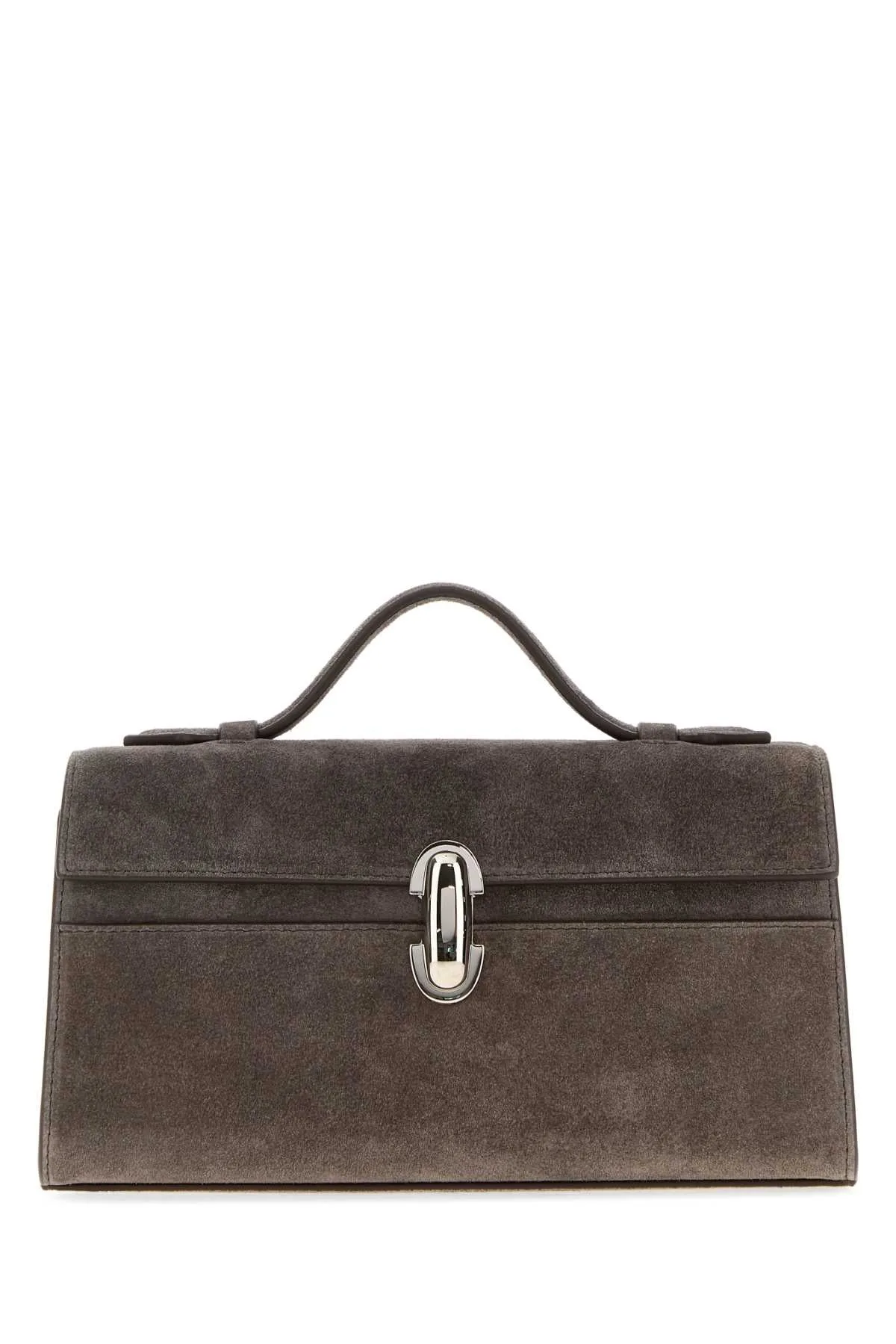 Pochette Suede Top Handle Bag by Savette
