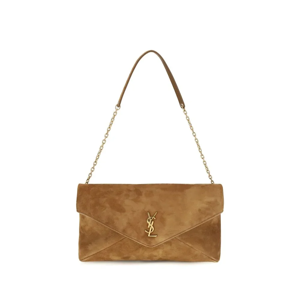 Suede Shoulder Bag by Saint Laurent