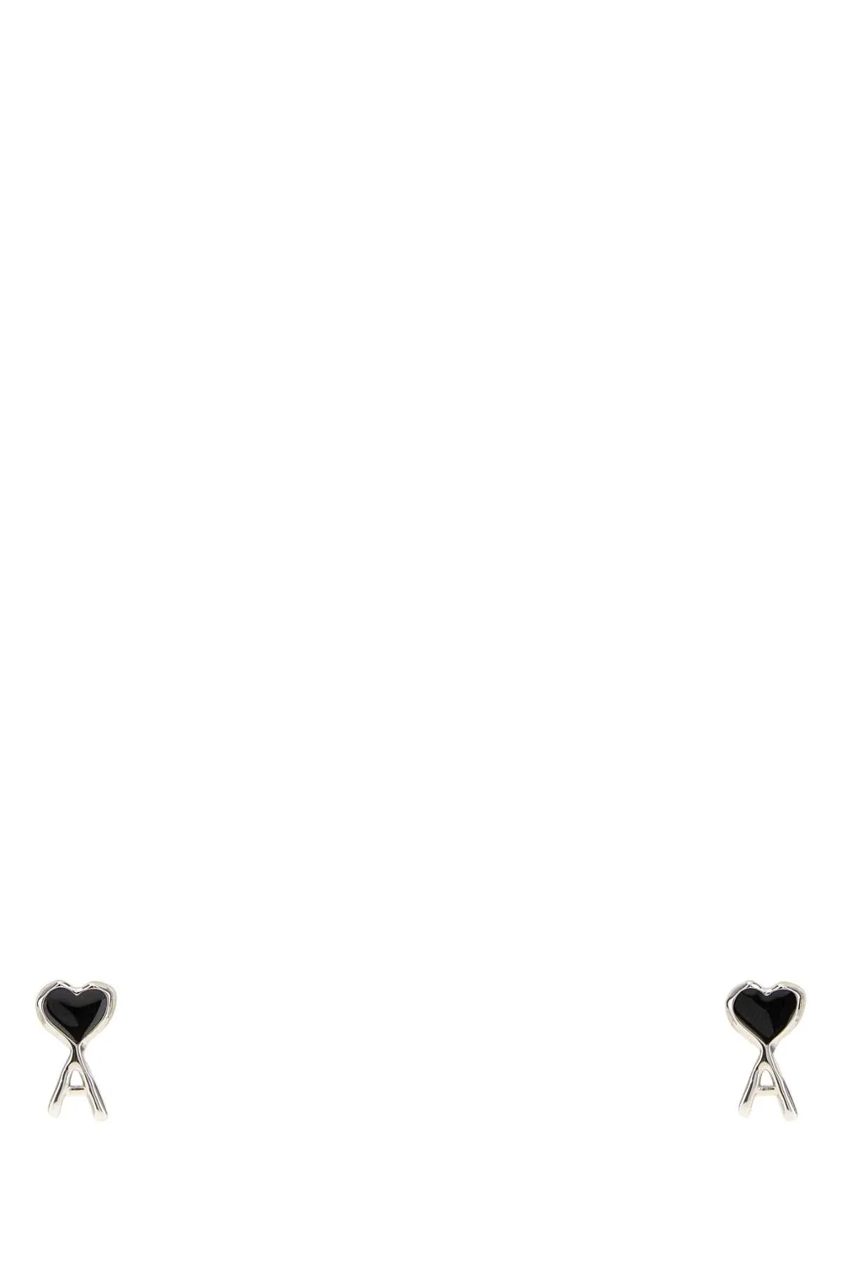 Heart Stud Earrings by AMI Paris