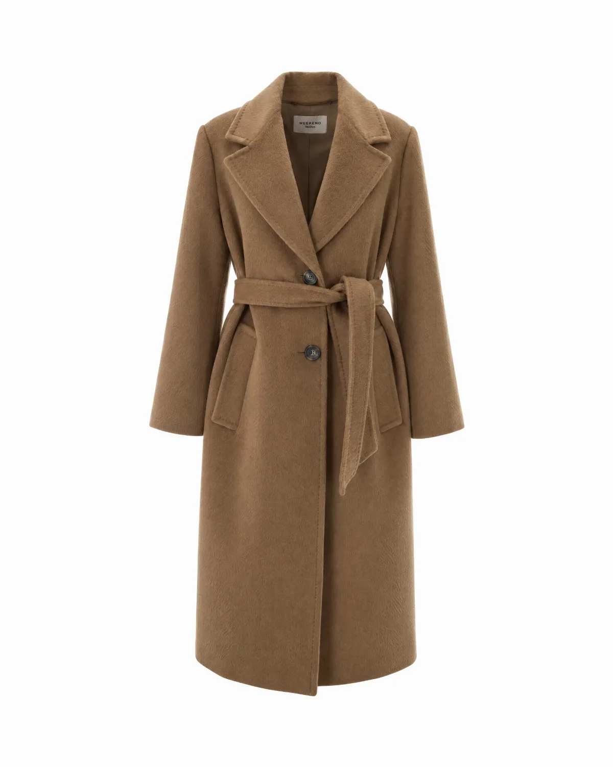 Single-Breasted Wool Blend Coat by Weekend Max Mara