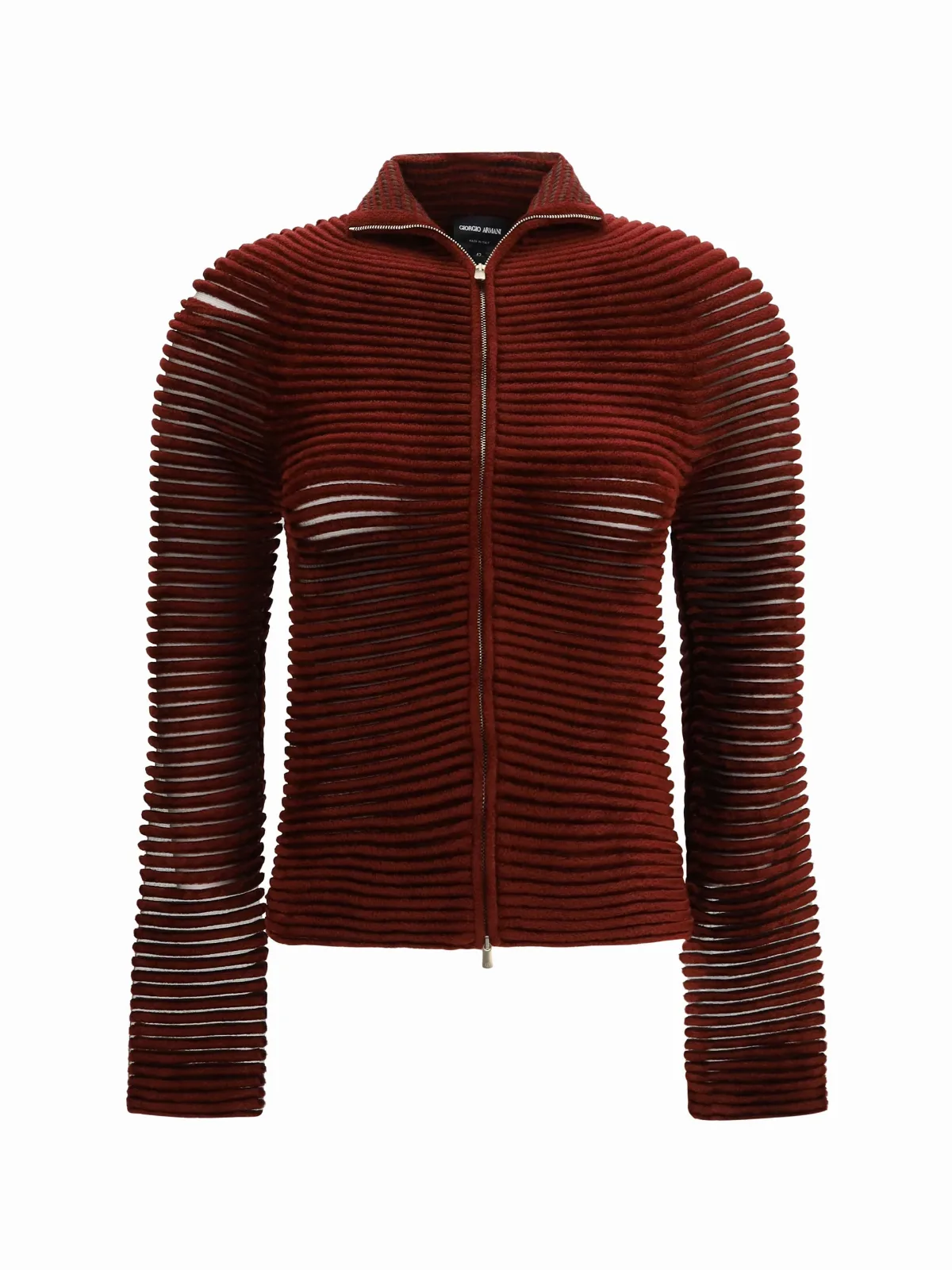 Ribbed Wool Blazer by Giorgio Armani