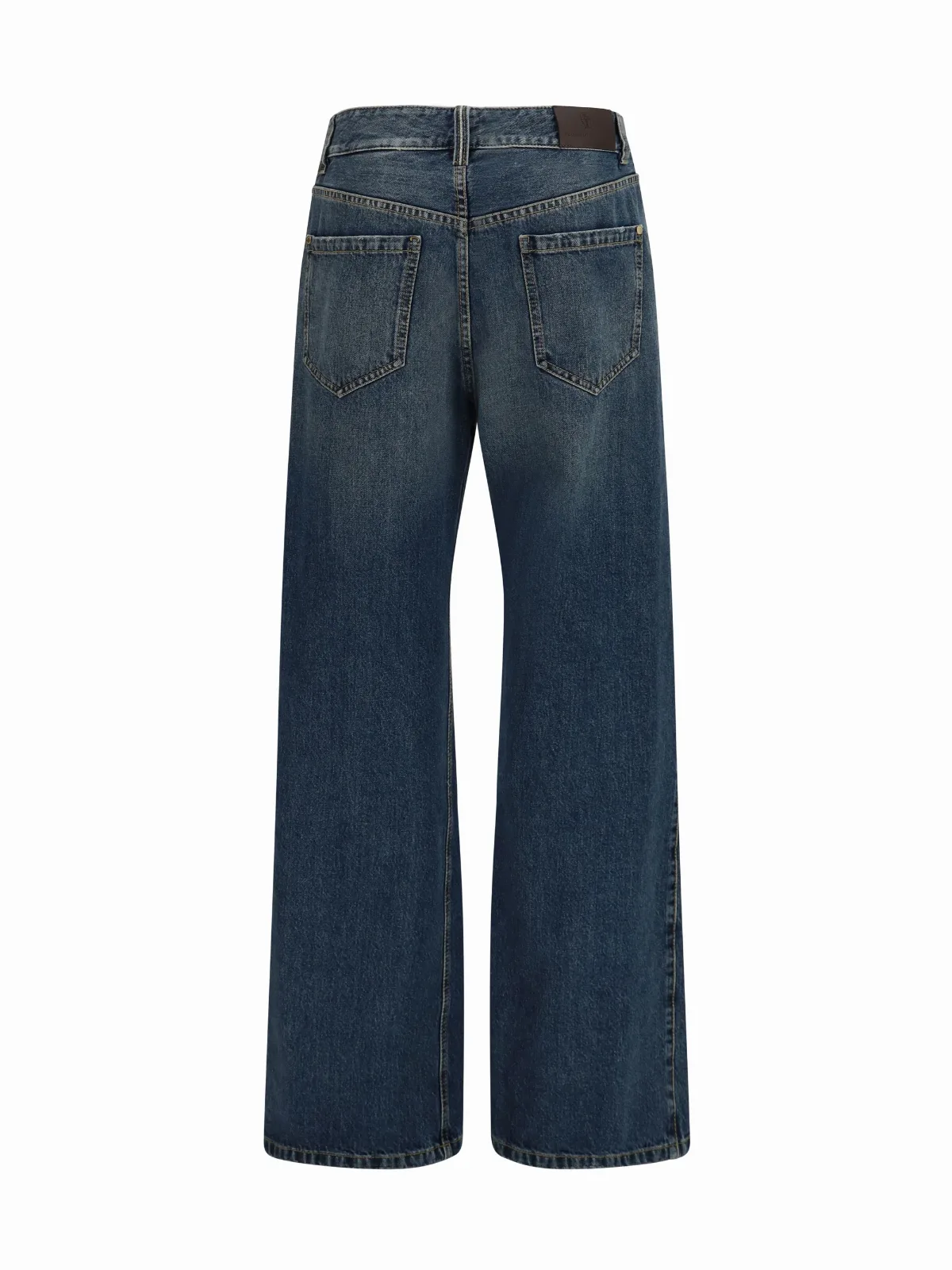 Wide-Leg Washed Denim Jeans by BRUNELLO CUCINELLI