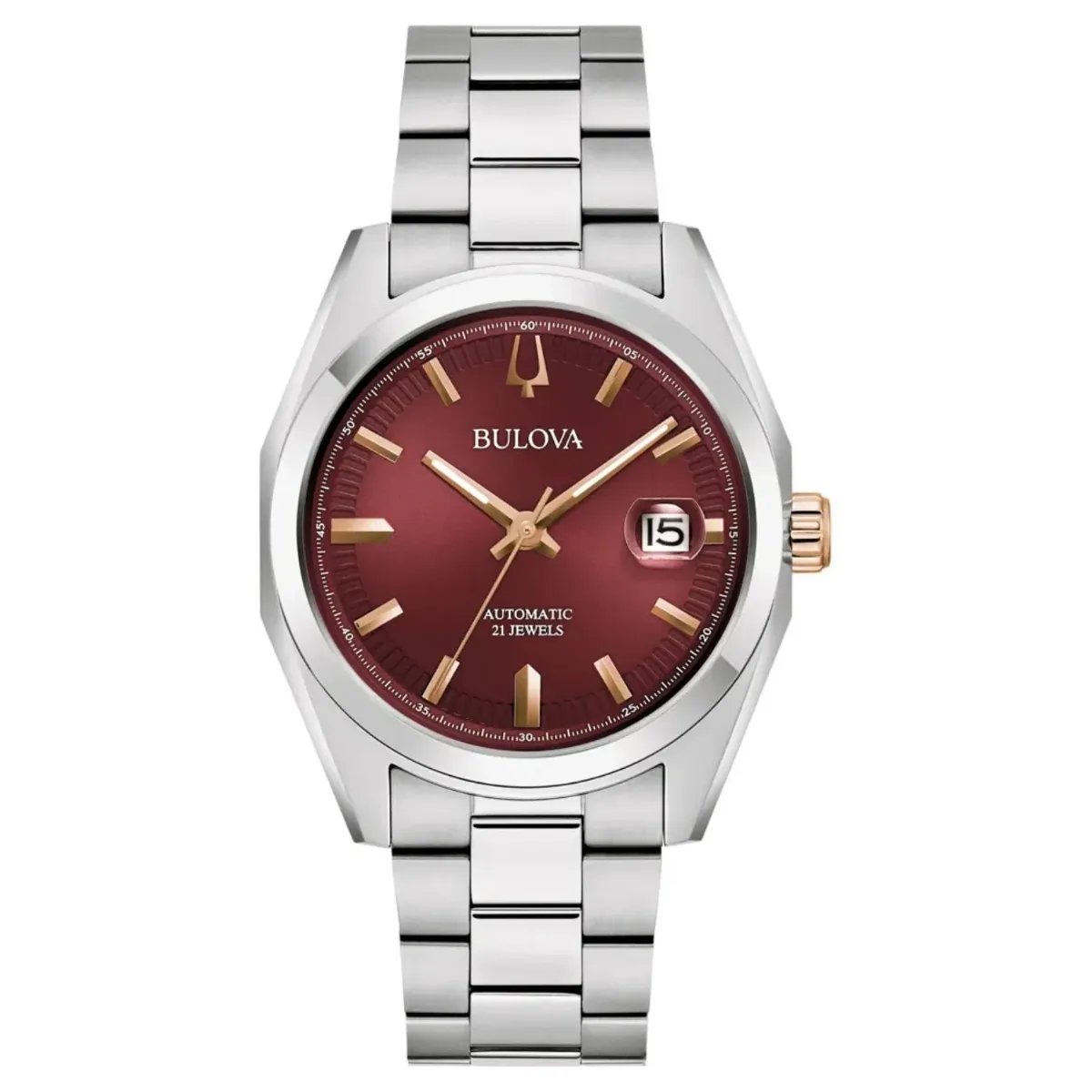 Automatic Stainless Steel Watch by Bulova