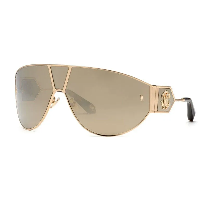 SRC093 Logo Shield Frame Sunglasses by Roberto Cavalli
