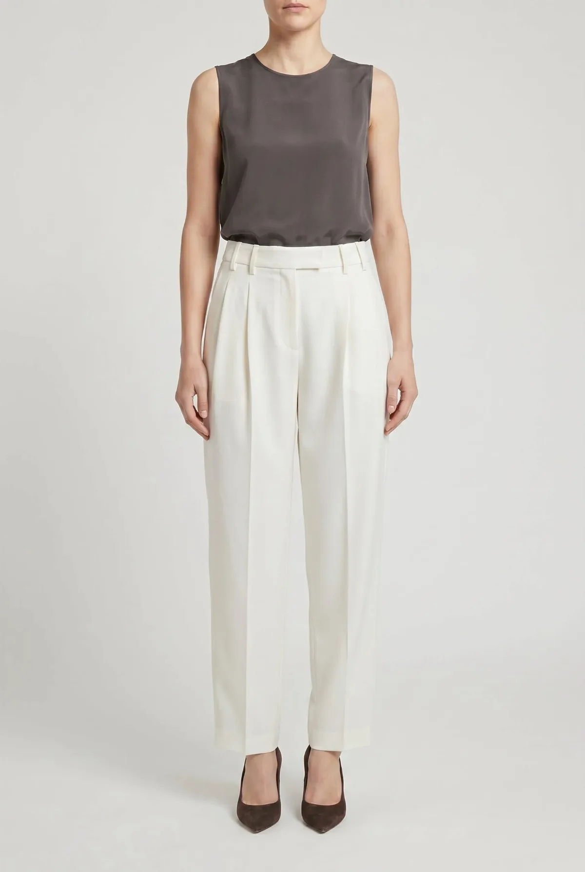 Brunello Cucinelli Tailored High-Waist Trousers by BRUNELLO CUCINELLI