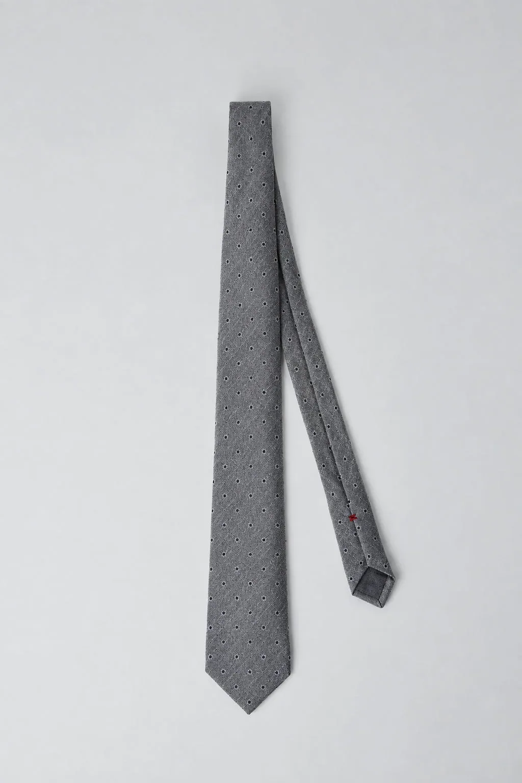 Wool Dotted Necktie by BRUNELLO CUCINELLI