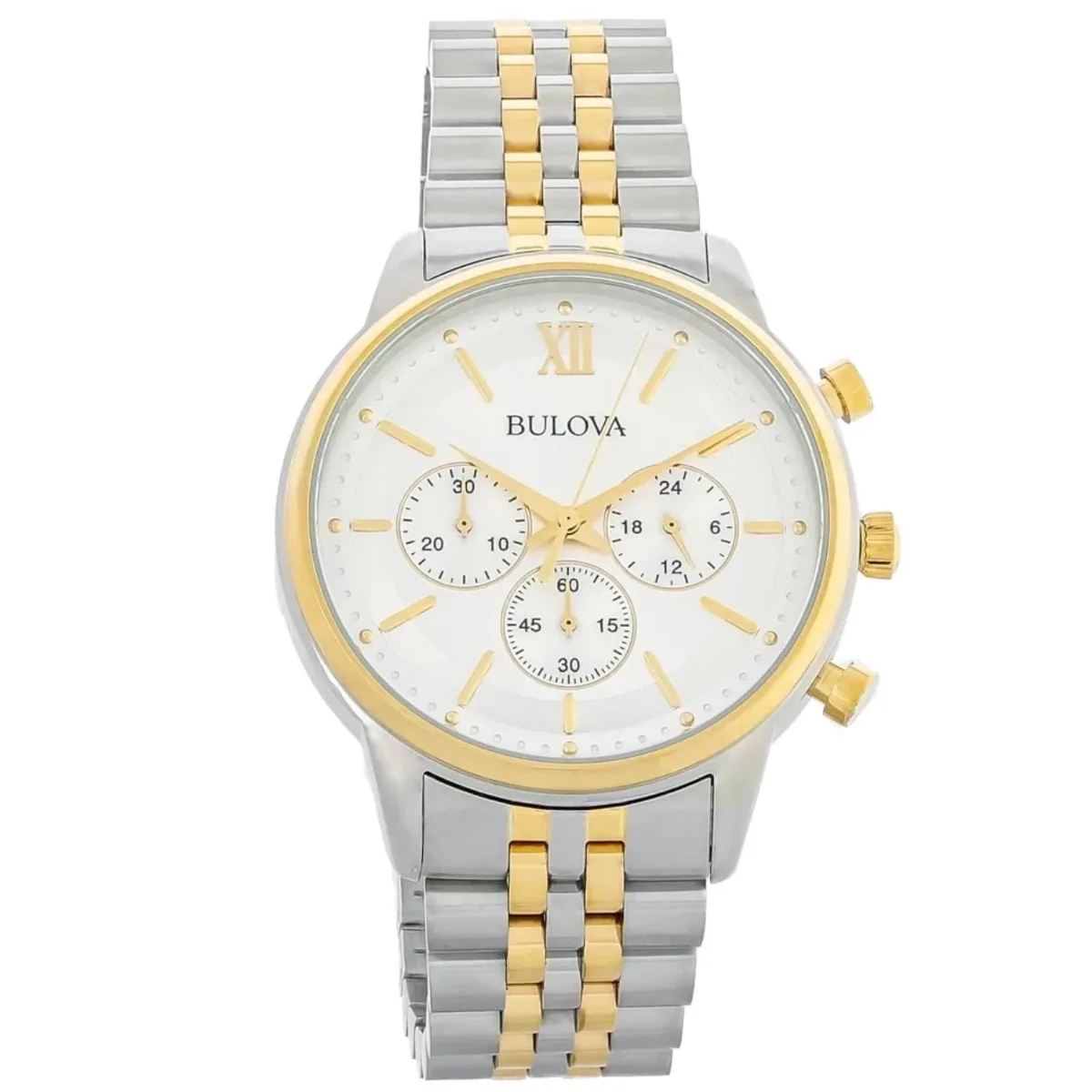Two-Tone Chronograph Watch by Bulova