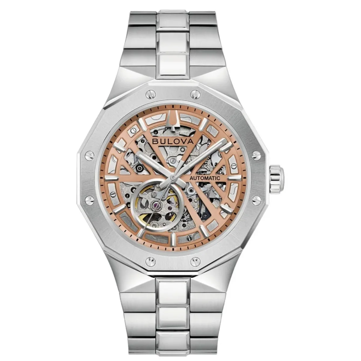 Skeleton Dial Automatic Watch by Bulova