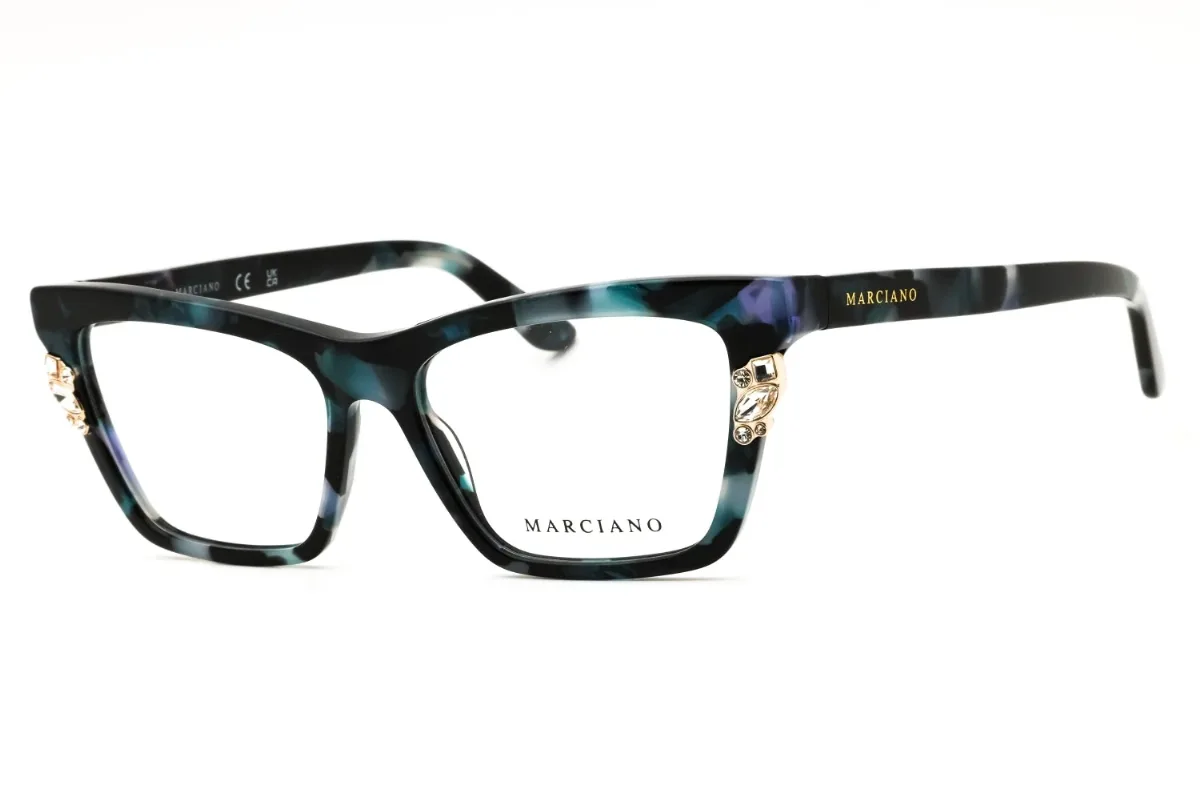 GM50048 Blue Acetate Eyeglasses by Guess By Marciano
