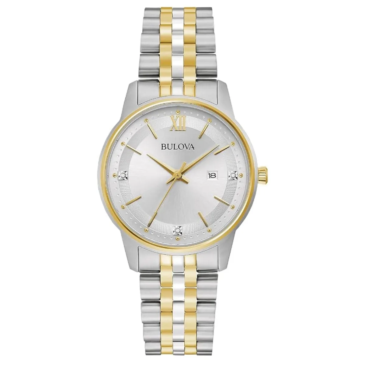 Two-Tone Stainless Steel Watch by Bulova