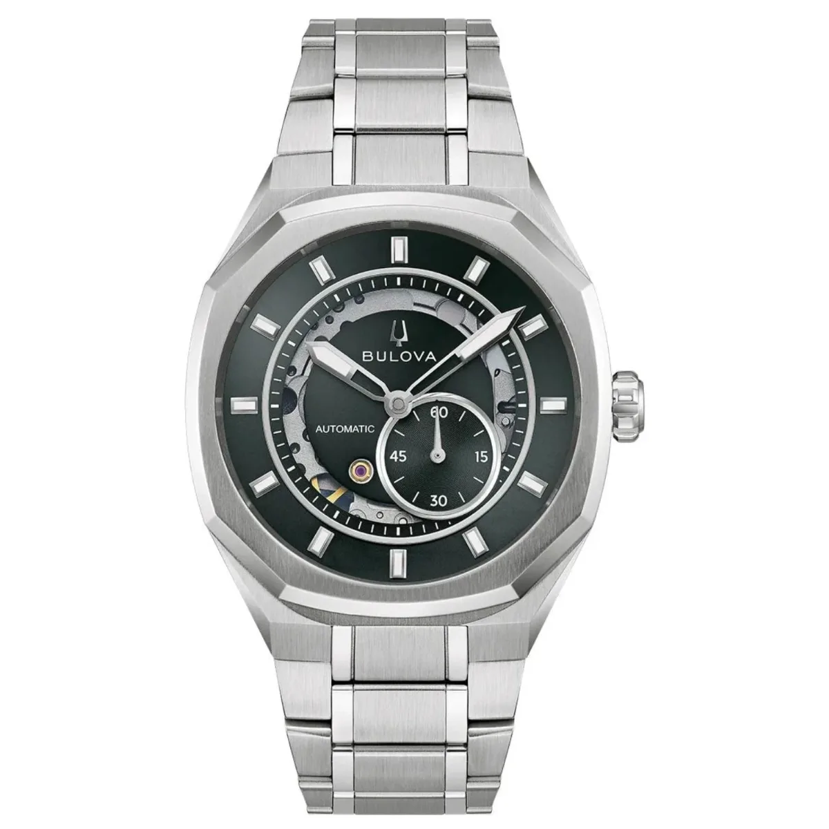 Automatic Stainless Steel Watch by Bulova