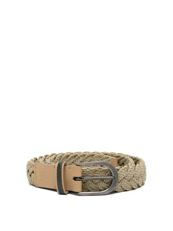 Braided Cotton Belt by BRUNELLO CUCINELLI