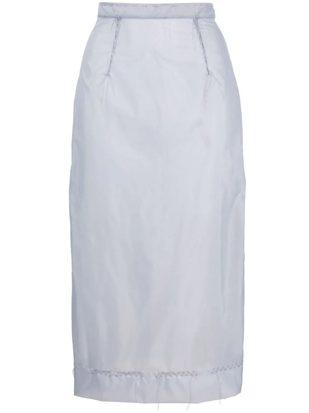 Exposed-Seam Chiffon Skirt by Maison Margiela