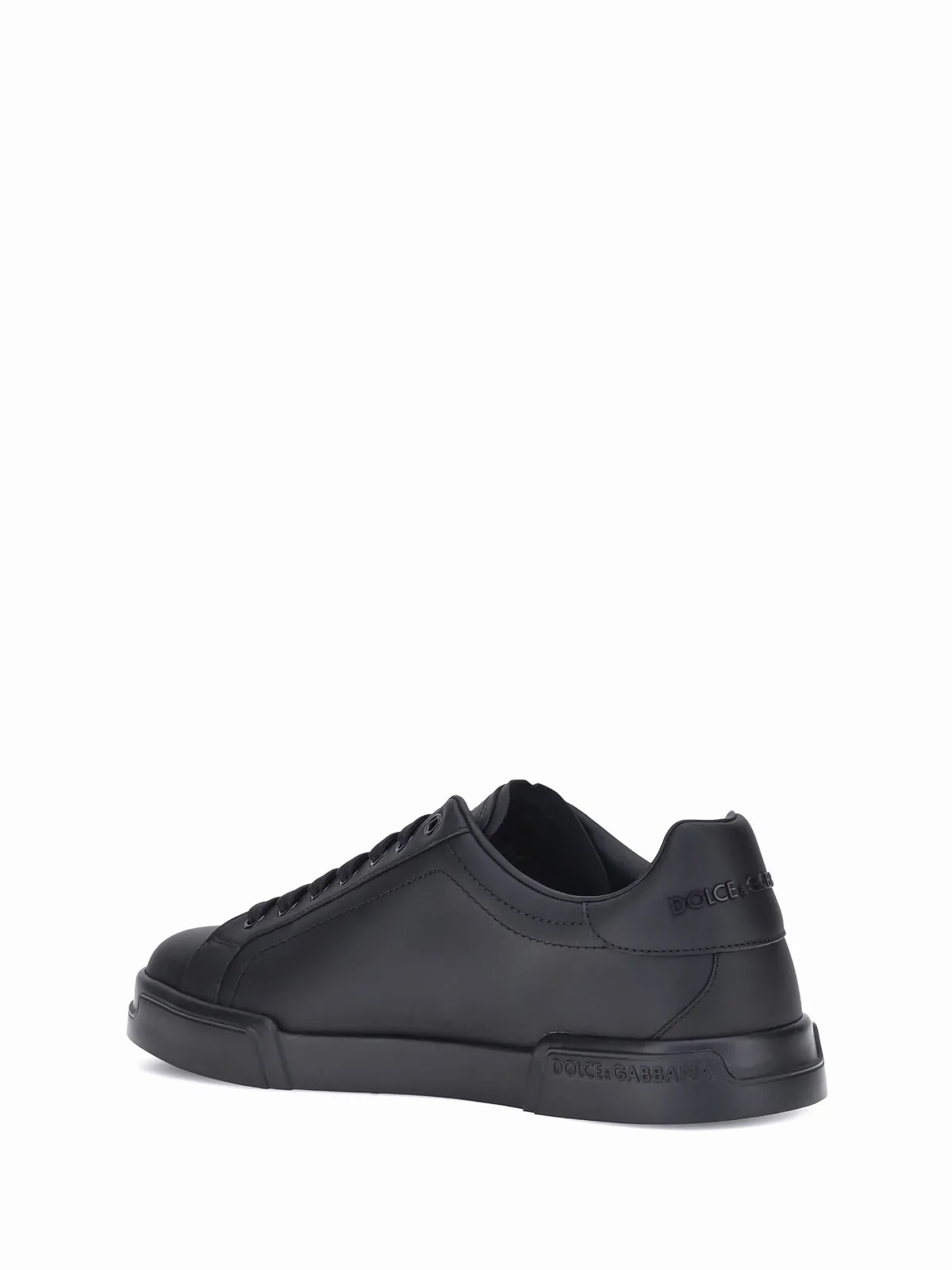 Logo-Embossed Calf Leather Sneakers by Dolce & Gabbana