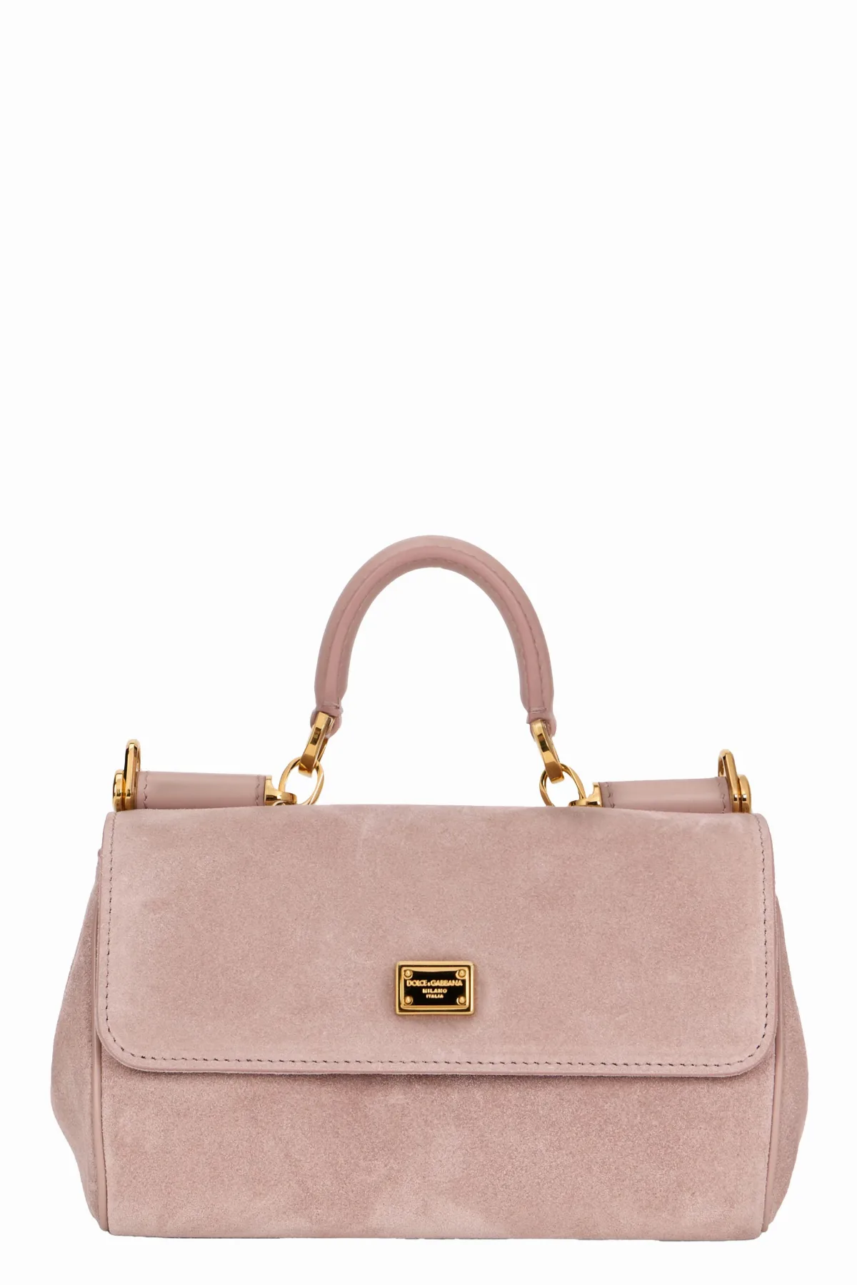 Sicily Calfskin Leather Top Handle Bag by Dolce & Gabbana