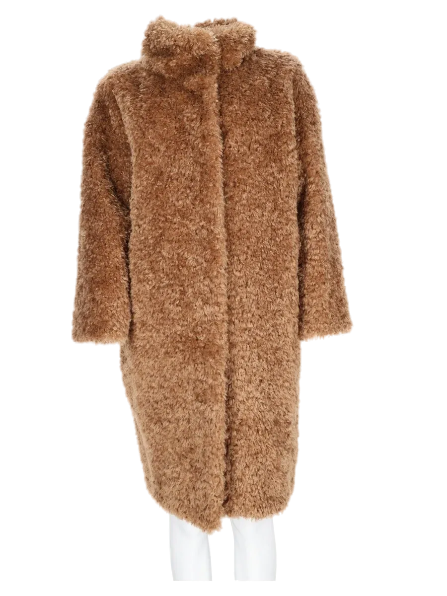 Teddy Curly Faux-Fur Coat by Herno
